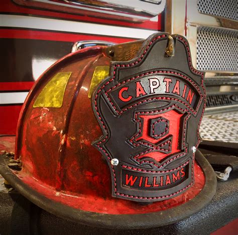 metal firefighter helmet shield